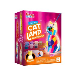 Klever Kits - Cat Lamp Marbling Painting Kit