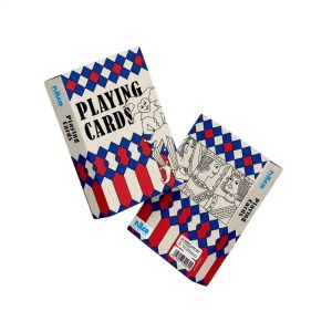 Premium nilco playing cards red and blue