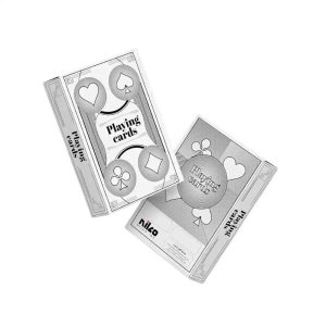 Premium nilco playing cards black and white