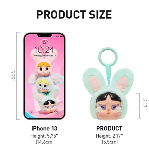 Pop Mart - Crybaby x Powerpuff Girls Series-Vinyl Face Plush Mystery Blind Box (One Random Piece) (CDU6PCS) - Image 3