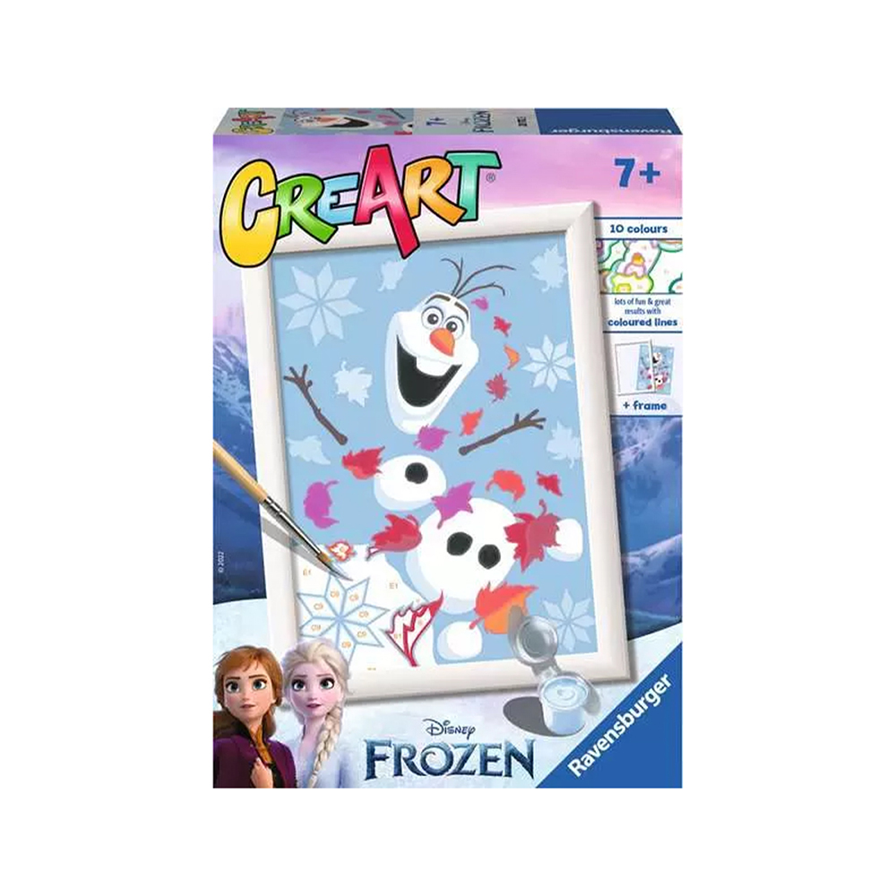 Ravensburger CREART Cheerful Olaf 13 x 18 cm - Image 2