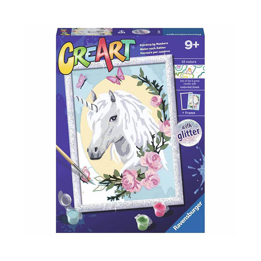 Ravensburger CREART Unicorn Portrait 18 x 24 cm - Image 2