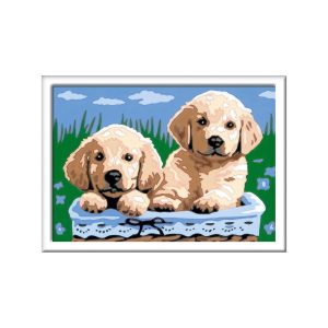Ravensburger CREART Cute Puppies 18 x 13 cm