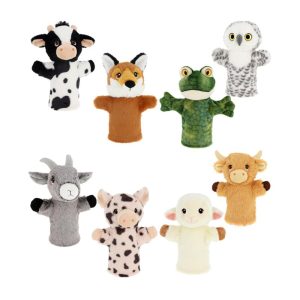 Keel Toys - Keeleco: Farm Hand Puppets 27cm (8 Assorted)