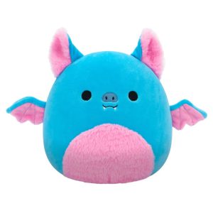 Jazwares Squishmallows - Fuzz-A-Mallows: Wildlife Squad - The Blue Fruit Bat - Boyle (12 Inch) (SQCR09319)