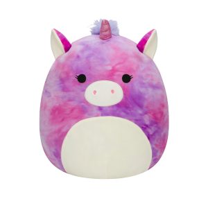 Jazwares Squishmallows - Core: Classic Squad - The Purple and Pink Unicorn - Lola (7.5 Inch) (SQCR04064)
