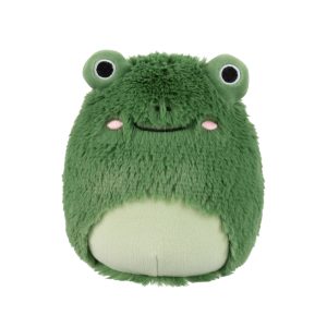 Jazwares Squishmallows - Fuzz-A-Mallows: Wildlife Squad - The Dark Green Frog - Gloria (12 Inch) (SQCR09319)