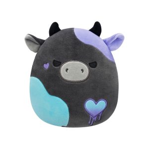 Jazwares Squishmallows - Core: Seasonal Squad - Dark Gray Cow Smithereens  (7.5 Inch)