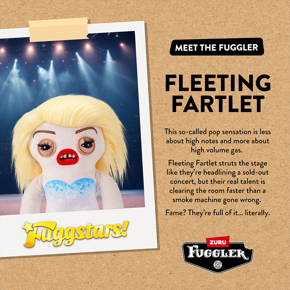 ZURU - Fuggler - Fuggstars Fleeting Fartlet (9 Inch) - Image 4