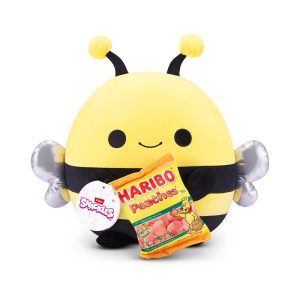 ZURU - Snackles Series 3 The Bee Izzy with Haribo Peaches Plush (14 Inch)