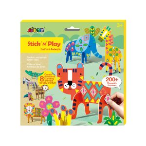 Avenir - Stick‘N’Play - Safari Animals (CDU12PCS)