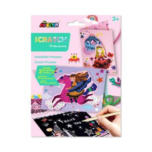 Avenir - Scratch Greeting Card - Princesses (CDU20PCS)