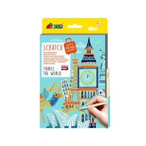 Avenir - A5 Scratch Book - Travel the World (CDU8PCS)