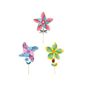 Avenir - Everyday Craft Make Pinwheels - Flowers (CDU12PCS)