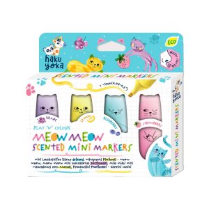 Avenir - Play N Colour Mini Markers - Meow Meow Scented (CDU8PCS)