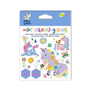 Avenir - Hakuyoka Play N Colour Mini Colouring Book - Unicorn (CDU12PCS)