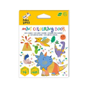 Avenir - Hakuyoka Play N Colour Mini Colouring Book - Dino (CDU12PCS)