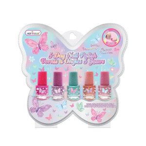 Hot Focus - Butterfly 5-Day Nail Polish Set