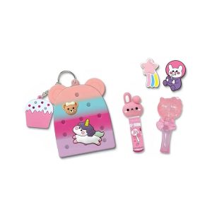 Hot Focus - Kawaii Charm Beauty Lip Set & Silicone Bag