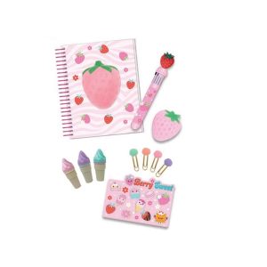 Hot Focus - Strawberry Squishy Journal Book Set