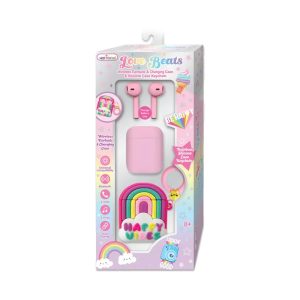 Hot Focus - Rainbow Love Beats Wireless Earbuds Set