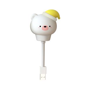 Hot Focus - White Voice Command Night Light With Stars