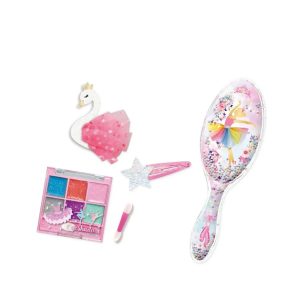 Hot Focus - Ballerina Beauties Vanity Essentials Hair Brush & Make Up Set
