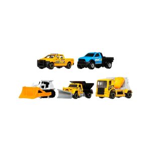 Mattel Matchbox 1:64 Scale Die-Cast Toy Cars or Trucks, Set of 5 (JJP26)