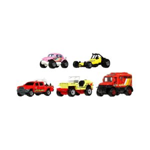 Mattel Matchbox 1:64 Scale Die-Cast Toy Cars or Trucks, Set of 5 (JJP45)