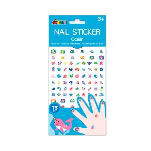 Avenir - Large Nail Sticker Glitter - Ocean (CDU36PCS)