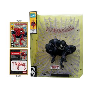 Mcfarlane Super Heroes: Marvel - Spider-Man Black Suit Scale 1:6 Wave 6 (Marvel Comics Spider-Man #1) (Platinum Edition) (CHASE)