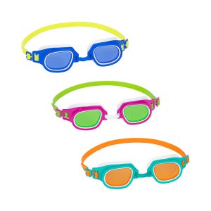 Bestway Swimming Goggles For kids and juniors impact-resistant and UV protective lenses, aquanaut essential, multiple colours, assorted colours 21003