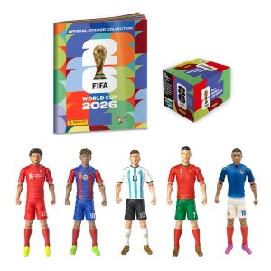 FIFA World Cup 2026 Global Icons Action Figure & Sticker Bundle