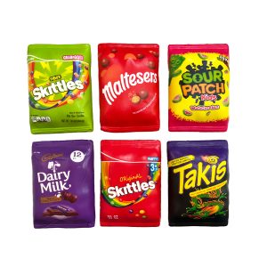 Bingo Squishy Chocolate snack pack PU Mixed style, with mesh bags 12 pieces per medium pack