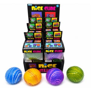 Maltose - Slow Rising - Rebound Sugar Ice Ball SWIRL Mixed color CDU 12PCS