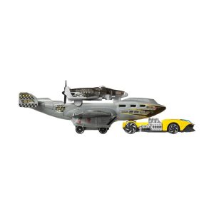 Mattel Hot Wheels Super Rigs, 1:64 Scale Toy Car And Matching Transporter, Turbolence Tug (HVD98 Group BDW51-977F)
