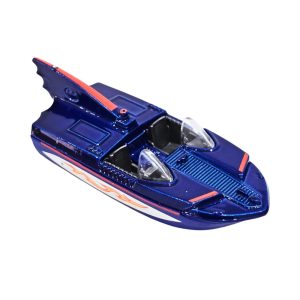 Mattel Hot Wheels Basic Die-Cast Single Pack 1:64, 1966 Bat Boat (HYW57 Group 5785-97JN)