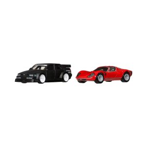 Mattel Hot Wheels Premium Car Culture 2-Pack Alfa Romeo 155 V6 TI & 69 Alfa Romeo 33 Stradale (JBK95 Group HBL96-979T)