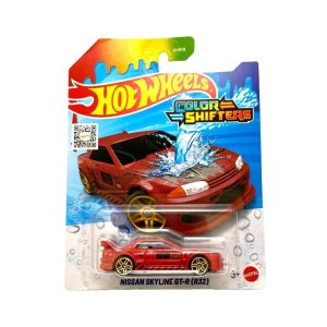 Mattel Hot Wheels Color Shifters Assorted Die-Cast Single Pack 1:64, Nissan Skyline GT-R (R32) (JCM38 Group BHR15-973C)