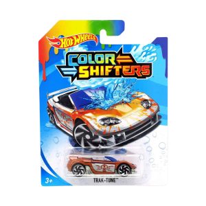 Mattel Hot Wheels Color Shifters Assorted Die-Cast Single Pack 1:64, Trak-Tune (JDN32 Group BHR15-973C)