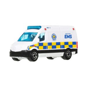 Mattel Matchbox Power Grab 1:64, Drive Your Adventure, 2024 Mercedes-Benz Sprinter Ambulance (DNK70-974F)