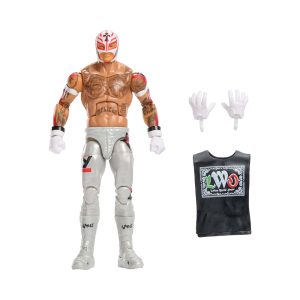 Mattel WWE Elite Rey Mysterio Action Figure, Series #125 Set, 6-Inch Collectible With Articulation & Accessories
