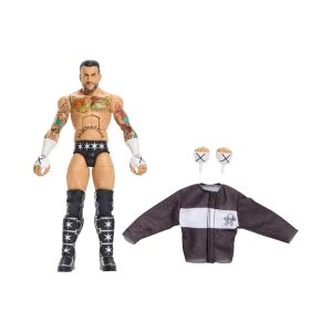 Mattel WWE Elite Cm Punk Action Figure, Series #124 Set, 6-Inch Collectible With Articulation & Accessories