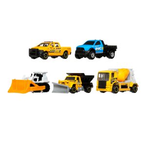 Mattel Matchbox 1:64 Scale Die-Cast Toy Cars or Trucks, Set of 5 (JJP26)