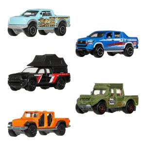 Mattel Matchbox 1:64 Scale Die-Cast Toy Cars or Trucks, Set of 5 (JJP27)