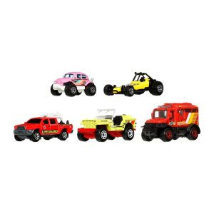 Mattel Matchbox 1:64 Scale Die-Cast Toy Cars or Trucks, Set of 5 (JJP45)