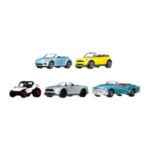 Mattel Matchbox 1:64 Scale Die-Cast Toy Cars or Trucks, Set of 5 (JJP47)