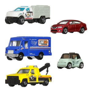 Mattel Matchbox 1:64 Scale Die-Cast Toy Cars or Trucks, Set of 5 (JJP48)