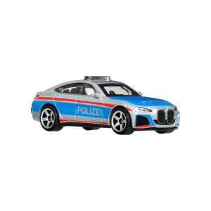 Mattel MatchBox Themed 1:64 2023 BMW i4 Police sedan Berline (GGF12-969L)