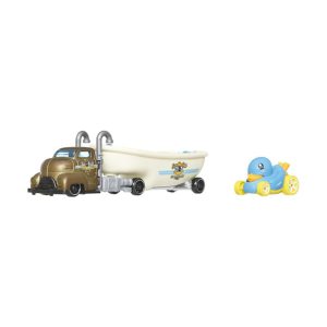 Mattel Hot Wheels Super Rigs, 1:64 Scale Toy Car And Matching Transporter, Scrubba Dub Driver (JKN77 Group BDW51-977F)